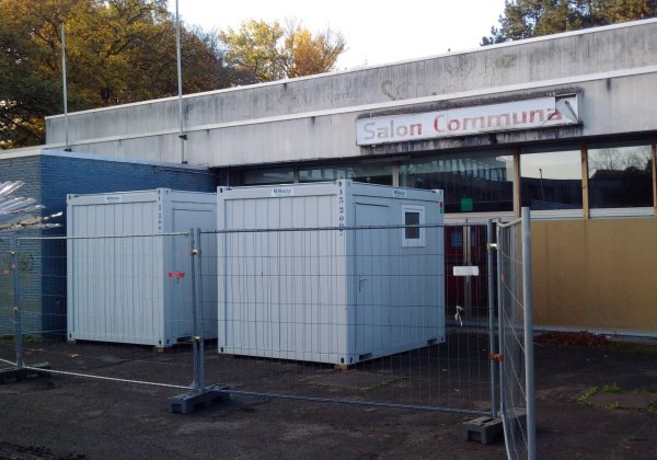 Les douches sont fonctionnelles à l'accueil de jour délocalisé